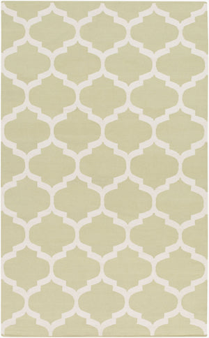 Surya Vogue Awlt-3000 3' X 5' Handmade Cotton Rug - Modern Durable Design For Effortless Home Elegance Light Green Cotton Awlt3000-810
