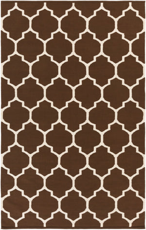 Surya Vogue Awlt-3000 3' X 5' Handmade Cotton Rug - Modern Durable Design For Effortless Home Elegance Dark Brown Cotton Awlt3010-58
