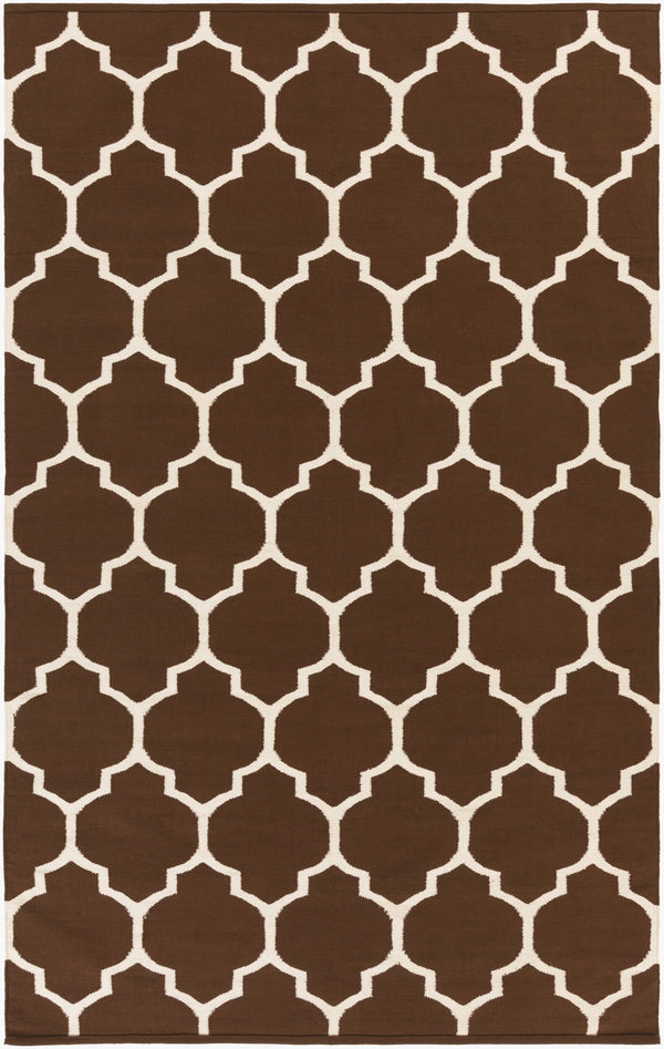 Surya Vogue Awlt-3000 3' X 5' Handmade Cotton Rug - Modern Durable Design For Effortless Home Elegance Dark Brown Cotton Awlt3010-58