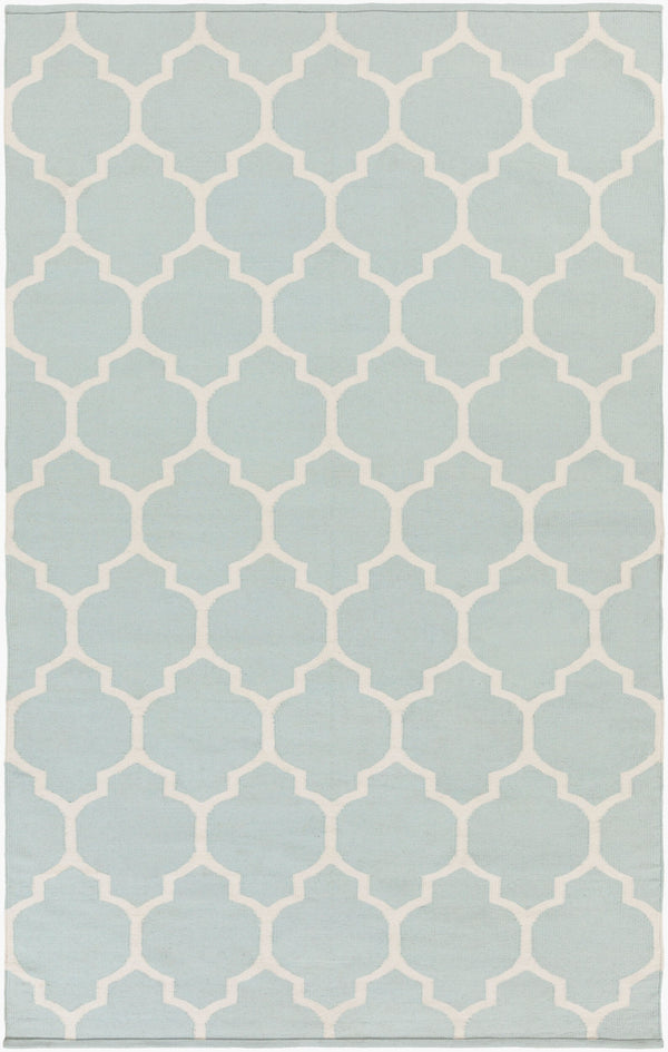 Surya Vogue Awlt-3000 3' X 5' Handmade Cotton Rug - Modern Durable Design For Effortless Home Elegance Ice Blue Cotton Awlt3013-810