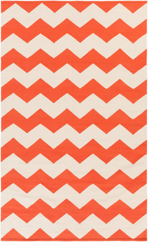 Surya Vogue Awlt-3000 3' X 5' Handmade Cotton Rug - Modern Durable Design For Effortless Home Elegance Coral Cotton Awlt3018-912