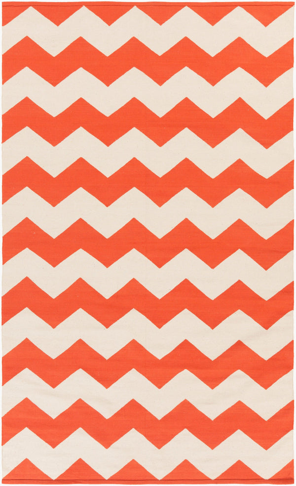 Surya Vogue Awlt-3000 3' X 5' Handmade Cotton Rug - Modern Durable Design For Effortless Home Elegance Coral Cotton Awlt3018-912