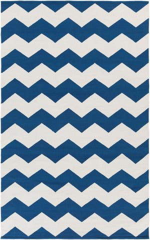 Surya Vogue Awlt-3000 3' X 5' Handmade Cotton Rug - Modern Durable Design For Effortless Home Elegance Dark Blue Cotton Awlt3020-810