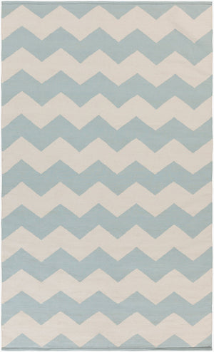 Surya Vogue Awlt-3000 3' X 5' Handmade Cotton Rug - Modern Durable Design For Effortless Home Elegance Ice Blue Cotton Awlt3021-810