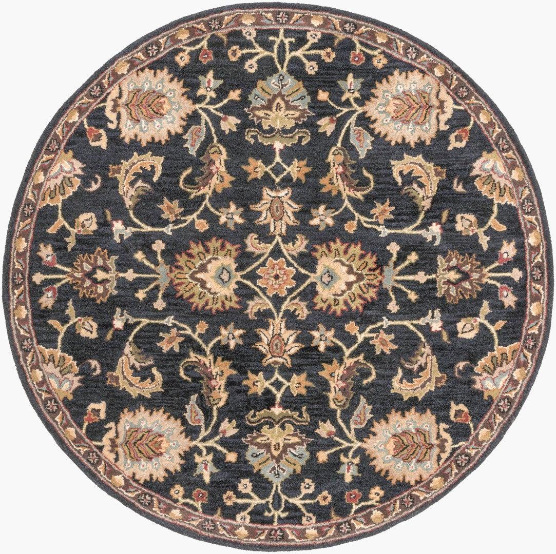 Middleton Hand Tufted Wool Area Rug Traditional Artisan Craft for Entr