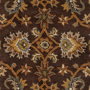 Surya Middleton Elegant Hand-tufted 3'6" X 3'6" Wool Rug – Luxurious Medium Pile For Timeless Decor Dark Brown Wool Awmd1002-36rd