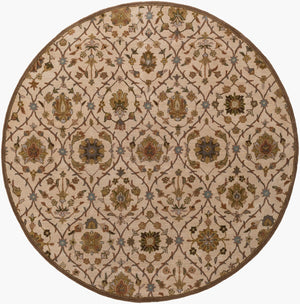 Surya Middleton Hand Tufted Wool Square Area Rug Traditional Pattern for Living Room AWMD2111-88RD