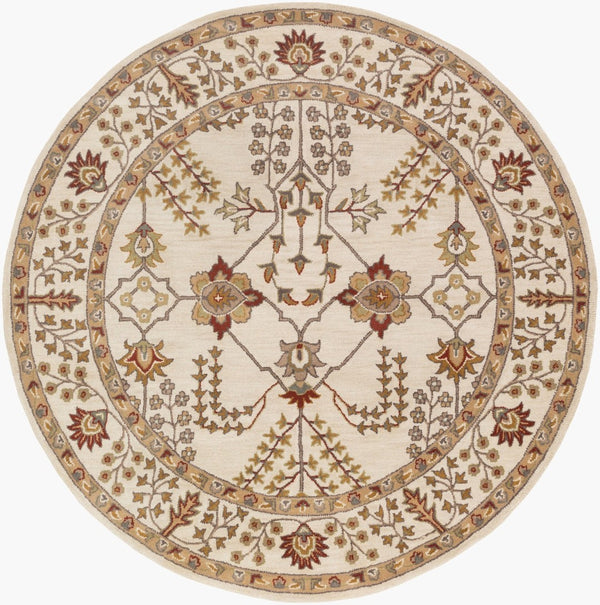 Surya Middleton Hand-tufted Wool Square Area Rug Traditional Pattern for Living Room AWMD2243-66RD