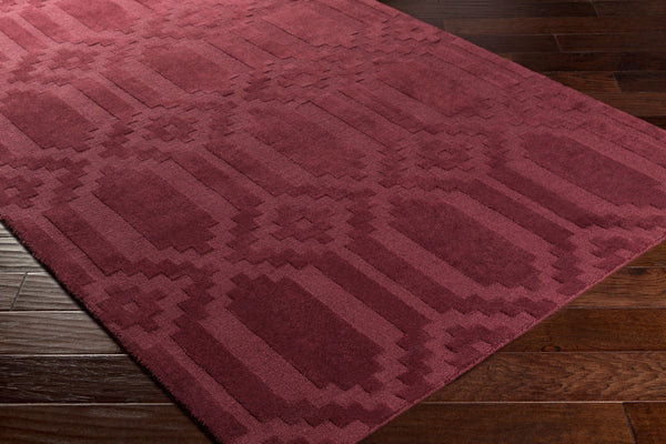 Surya Metro Awmp-4001 7'9" X 7'9" Handmade Wool Rug – Modern Decor, Exquisite Craftsmanship, Medium Pile Rust Wool Awmp4011-6rd