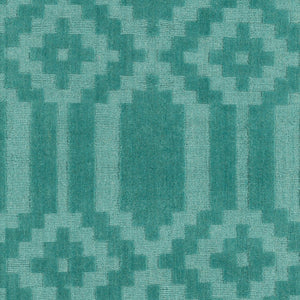 Surya Metro Awmp-4001 7'9" X 7'9" Handmade Wool Rug – Modern Decor, Exquisite Craftsmanship, Medium Pile Aqua Wool Awmp4013-238