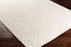 Livabliss Metro Hand Loomed Wool Area Rug Modern Geometric Design for Living Room or Bedroom Beige 9'9" x 9'9" AWMP4017-99RD