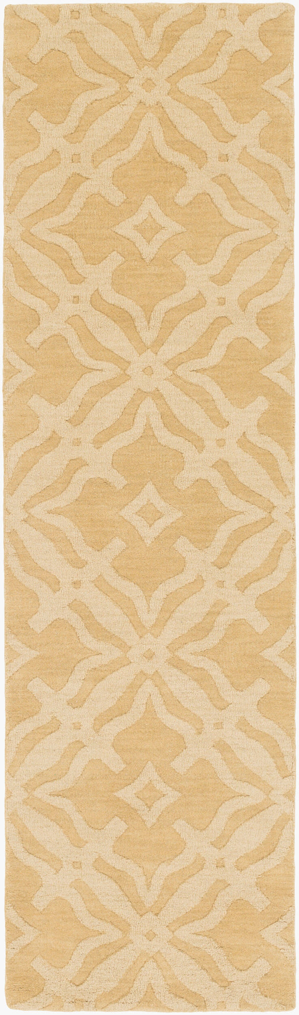 Surya Metro Awmp-4001 7'9" X 7'9" Handmade Wool Rug – Modern Decor, Exquisite Craftsmanship, Medium Pile Tan Wool Awmp4020-238