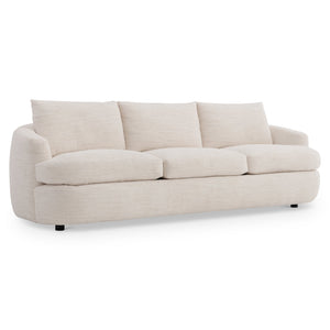 Bernhardt Bernhardt Jules Sofa With Curved Sculpted Back, Deep Cushions & Coordinating Pillows — Made To Order P1827A