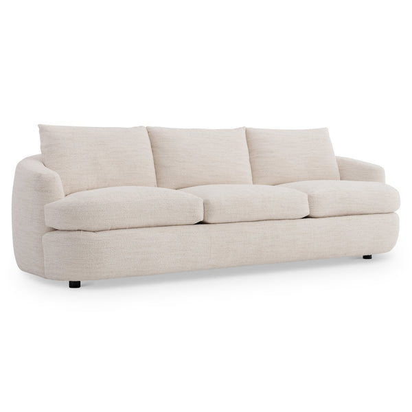 Bernhardt Bernhardt Jules Sofa With Curved Sculpted Back, Deep Cushions & Coordinating Pillows — Made To Order P1827A