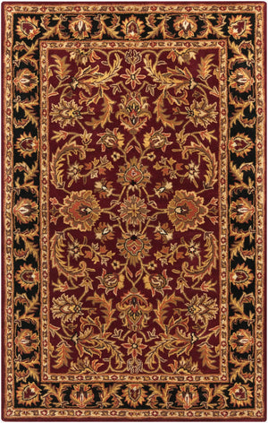 Surya Middleton Hand-tufted 3'6" X 3'6" Wool Rug - Traditional Elegance, Medium Pile, Spot Clean Only Mustard Wool Awoc2001-6rd