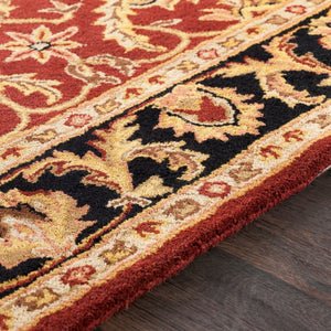 Surya Middleton Hand-tufted 3'6" X 3'6" Wool Rug - Traditional Elegance, Medium Pile, Spot Clean Only Mustard Wool Awoc2001-6rd