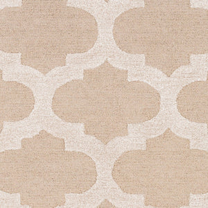 Surya Arise Hand-tufted 3'6" X 3'6" Modern Wool & Viscose Rug - Elegant, Affordable, Medium Pile Design Beige Wool,Viscose Awrs2119-36rd
