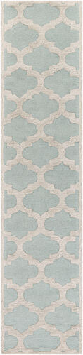 Surya Arise Hand-tufted 3'6" X 3'6" Modern Wool & Viscose Rug - Elegant, Affordable, Medium Pile Design Seafoam Wool,Viscose Awrs2122-238