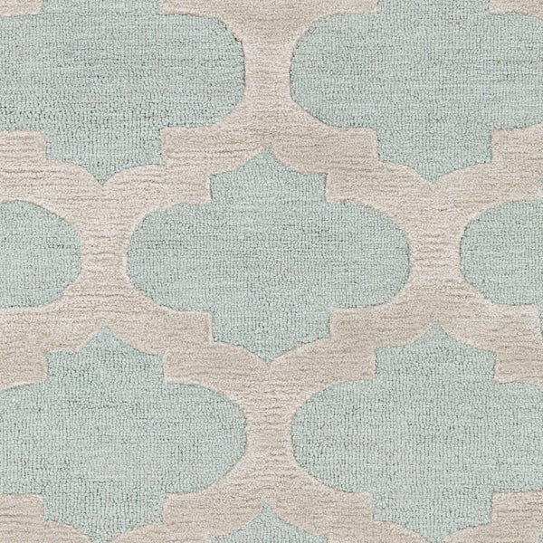 Surya Arise Hand-tufted 3'6" X 3'6" Modern Wool & Viscose Rug - Elegant, Affordable, Medium Pile Design Seafoam Wool,Viscose Awrs2122-238