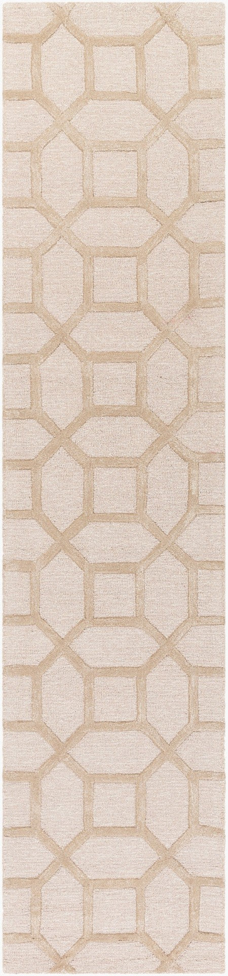 Livabliss Arise Hand Tufted Wool Viscose Area Rug Artisan Crafted for Entryways and Bedside Accent Light Beige, Ta 2'3" x 14' AWRS2130-2314