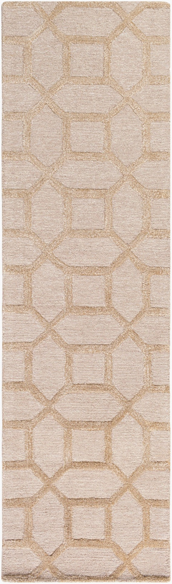 Livabliss Arise Hand Tufted Wool Viscose Area Rug Artisan Crafted for Entryways and Bedside Accent Light Beige, Ta 2'3" x 8' AWRS2130-238