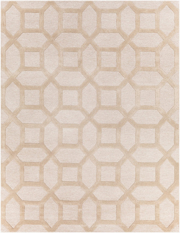 Livabliss Arise Hand Tufted Wool Viscose Area Rug Artisan Crafted for Entryways and Bedside Accent Light Beige, Ta 7'6" x 9'6" AWRS2130-7696