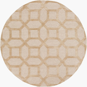 Livabliss Arise Hand Tufted Wool Viscose Area Rug Artisan Crafted for Entryways and Bedside Accent Light Beige, Ta 8' x 8' AWRS2130-8RD