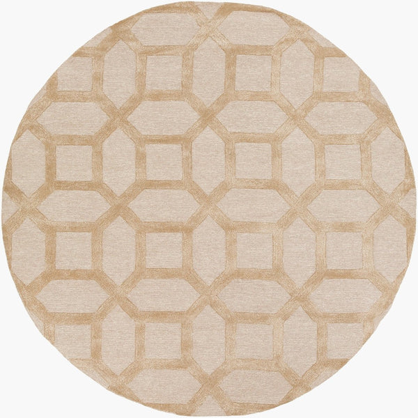 Livabliss Arise Hand Tufted Wool Viscose Area Rug Artisan Crafted for Entryways and Bedside Accent Light Beige, Ta 8' x 8' AWRS2130-8RD
