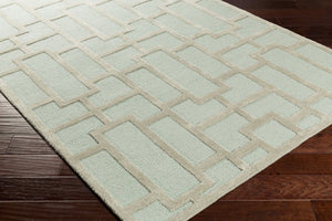 Livabliss Arise Hand Tufted Wool Viscose Blend Area Rug Soft Textured Accent for Entryways Dusty Sage, Sag 8' x 11' AWRS2139-811