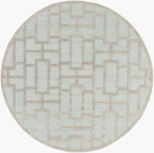 Livabliss Arise Hand Tufted Wool Viscose Blend Area Rug Soft Textured Accent for Entryways Dusty Sage, Sag 8' x 8' AWRS2139-8RD