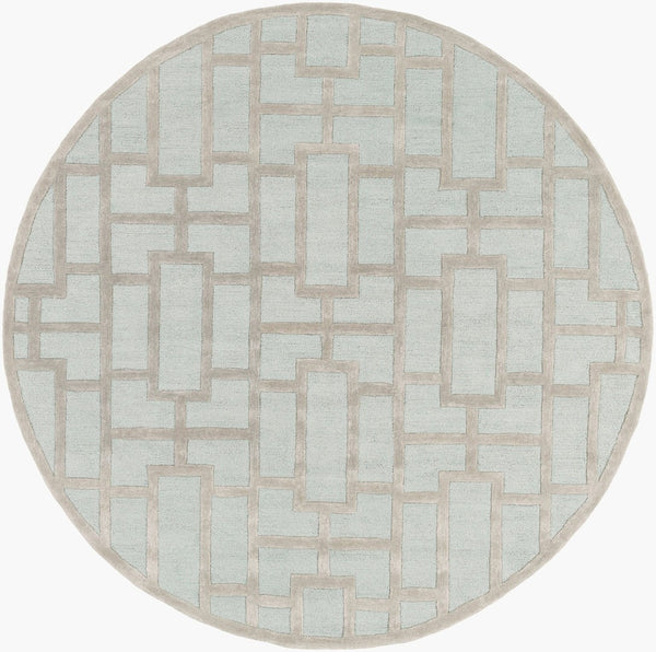 Livabliss Arise Hand Tufted Wool Viscose Blend Area Rug Soft Textured Accent for Entryways Dusty Sage, Sag 8' x 8' AWRS2139-8RD