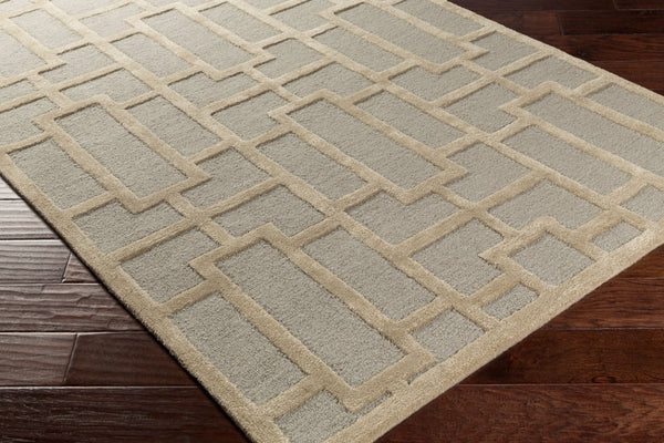 Livabliss Arise Hand Tufted Wool Viscose Blend Accent Rug for Entryway Bedroom or Bath Light Gray, Bei 2'3" x 12' AWRS2141-2312