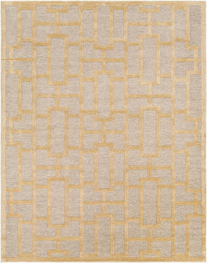 Livabliss Arise Hand Tufted Wool Viscose Blend Accent Rug for Entryway Bedroom or Bath Light Gray, Bei 7'6" x 9'6" AWRS2141-7696