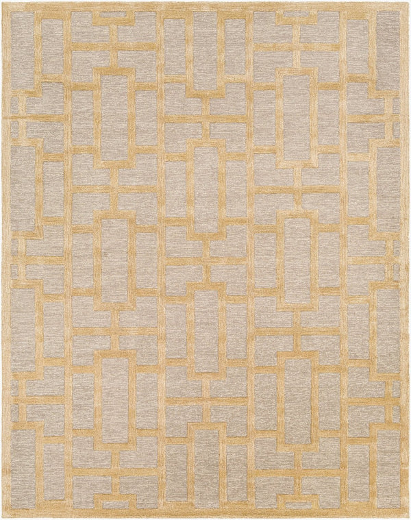 Livabliss Arise Hand Tufted Wool Viscose Blend Accent Rug for Entryway Bedroom or Bath Light Gray, Bei 7'6" x 9'6" AWRS2141-7696