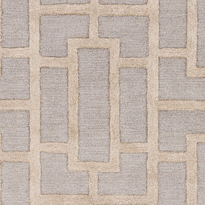 Livabliss Arise Hand Tufted Wool Viscose Blend Accent Rug for Entryway Bedroom or Bath Light Gray, Bei 2'3" x 12' AWRS2141-2312
