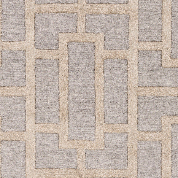 Livabliss Arise Hand Tufted Wool Viscose Blend Accent Rug for Entryway Bedroom or Bath Light Gray, Bei 2'3" x 12' AWRS2141-2312