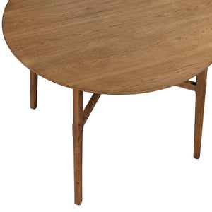 English Elm Steve Silver - Oslo Round Counter Table in Dark Brown Wood with Hairpin Legs, Knife Edge Top, Seats Four Comfortably B081P157023