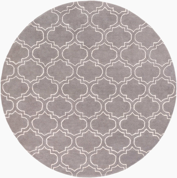 Surya Signature Awsg-2144 6' X 6' Hand-tufted Wool & Viscose Rug For Modern Home Decor - Medium Pile  Wool,Viscose Awsg2144-8rd