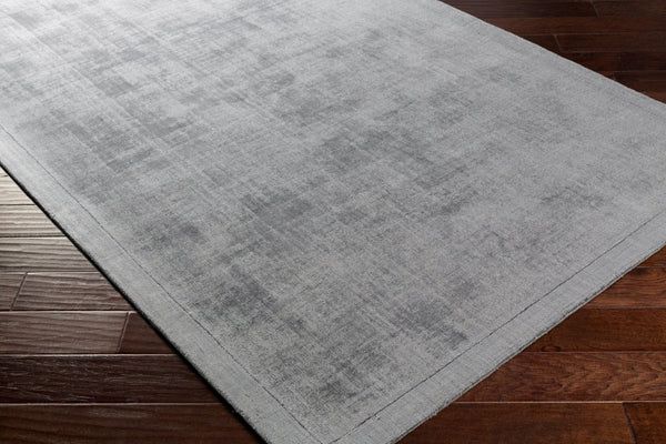 Livabliss Silk Route Hand Loomed Viscose Area Rug Lustrous Sheen for Contemporary Entryways Medium Gray 2'3" x 8' AWSR4034-238