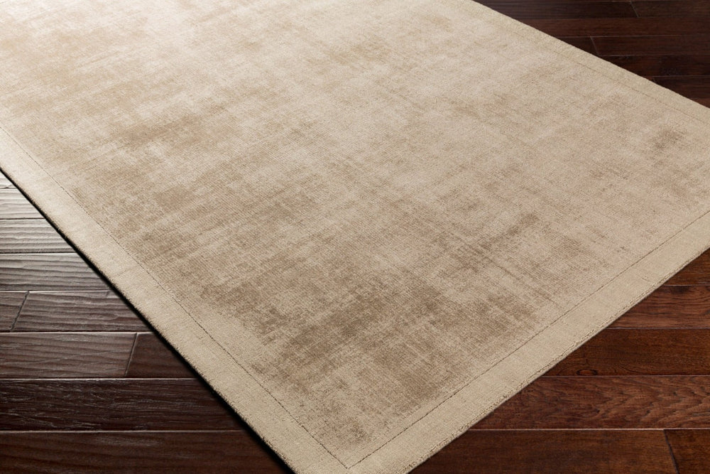Livabliss Silk Route Hand Loomed Viscose Accent Rug Lustrous Sheen for Modern Interiors Taupe 8' x 10' AWSR4035-810