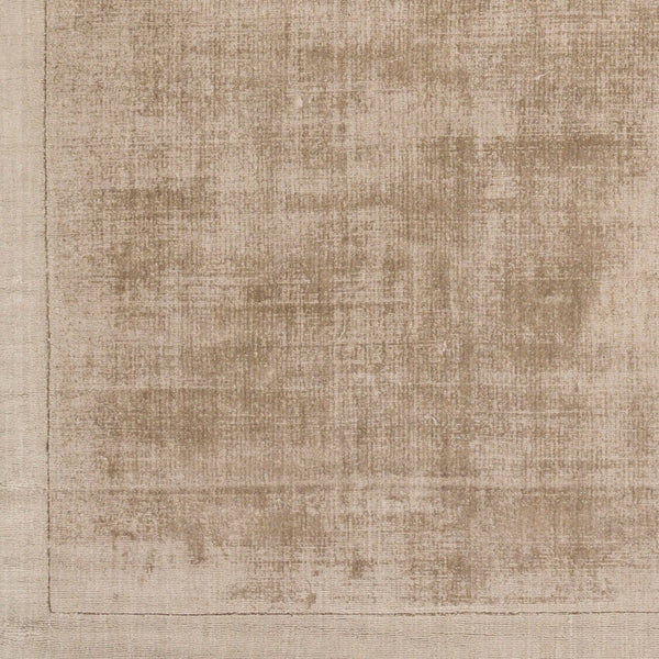 Livabliss Silk Route Hand Loomed Viscose Accent Rug Lustrous Sheen for Modern Interiors Taupe 5'9" x 5'9" AWSR4035-59RD