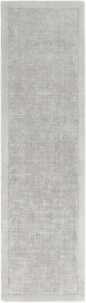 Livabliss Silk Route Viscose Hand Loomed Area Rug with Lustrous Sheen for Modern Interiors Light Sage 2'3" x 8' AWSR4036-238