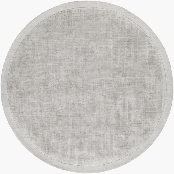 Livabliss Silk Route Viscose Hand Loomed Area Rug with Lustrous Sheen for Modern Interiors Light Sage 3'6" x 3'6" AWSR4036-36RD