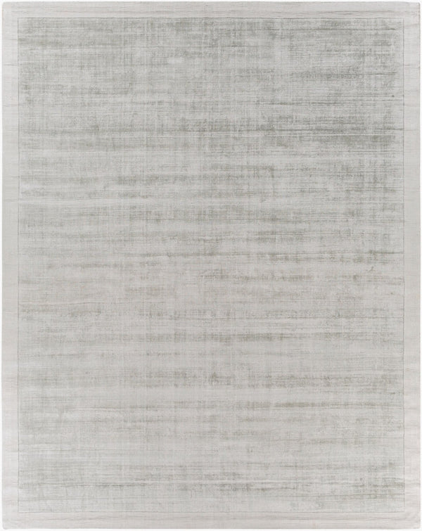 Livabliss Silk Route Viscose Hand Loomed Area Rug with Lustrous Sheen for Modern Interiors Light Sage 8' x 10' AWSR4036-810