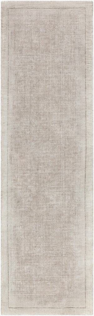 Livabliss Silk Route Hand Loomed Viscose Area Rug with Lustrous Sheen for Modern Interiors Medium Gray 2'3" x 8' AWSR4037-238