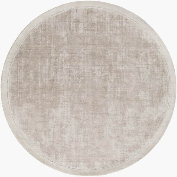 Livabliss Silk Route Hand Loomed Viscose Area Rug with Lustrous Sheen for Modern Interiors Medium Gray 5'9" x 5'9" AWSR4037-59RD