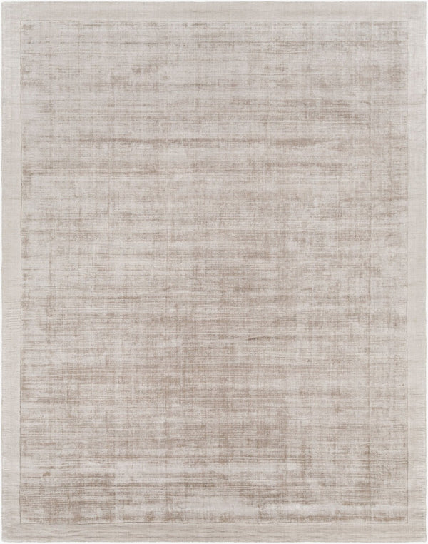 Livabliss Silk Route Hand Loomed Viscose Area Rug with Lustrous Sheen for Modern Interiors Medium Gray 8' x 10' AWSR4037-810