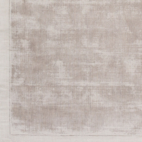 Livabliss Silk Route Hand Loomed Viscose Area Rug with Lustrous Sheen for Modern Interiors Medium Gray 5'9" x 5'9" AWSR4037-59RD