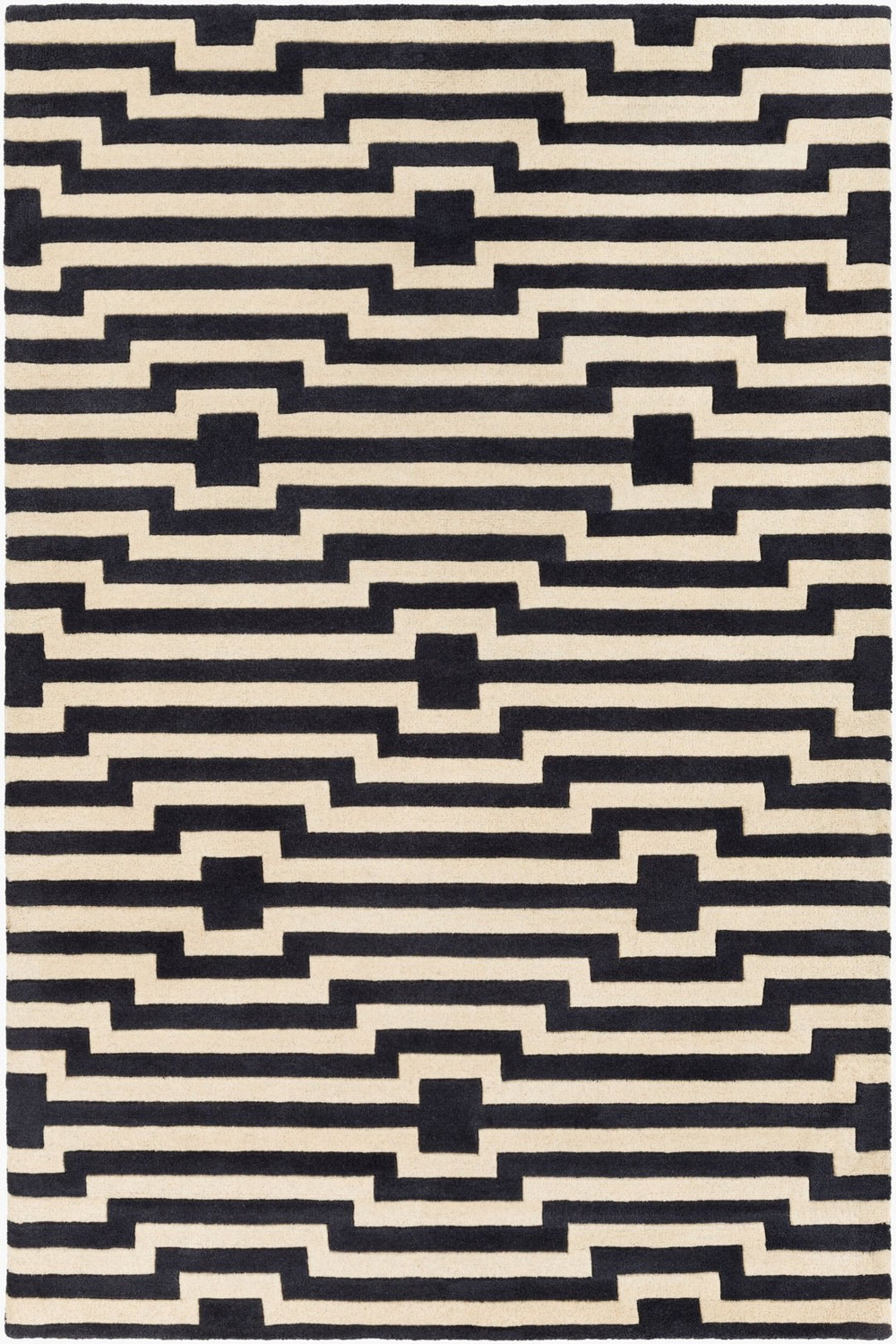 Surya Transit Hand Tufted Wool Area Rug Modern Artisan Accent for Entryway or Bedroom AWTR4006-23