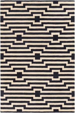 Surya Transit Hand Tufted Wool Area Rug Modern Artisan Accent for Entryway or Bedroom AWTR4006-23